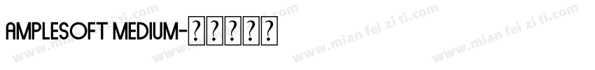 Amplesoft Medium字体转换